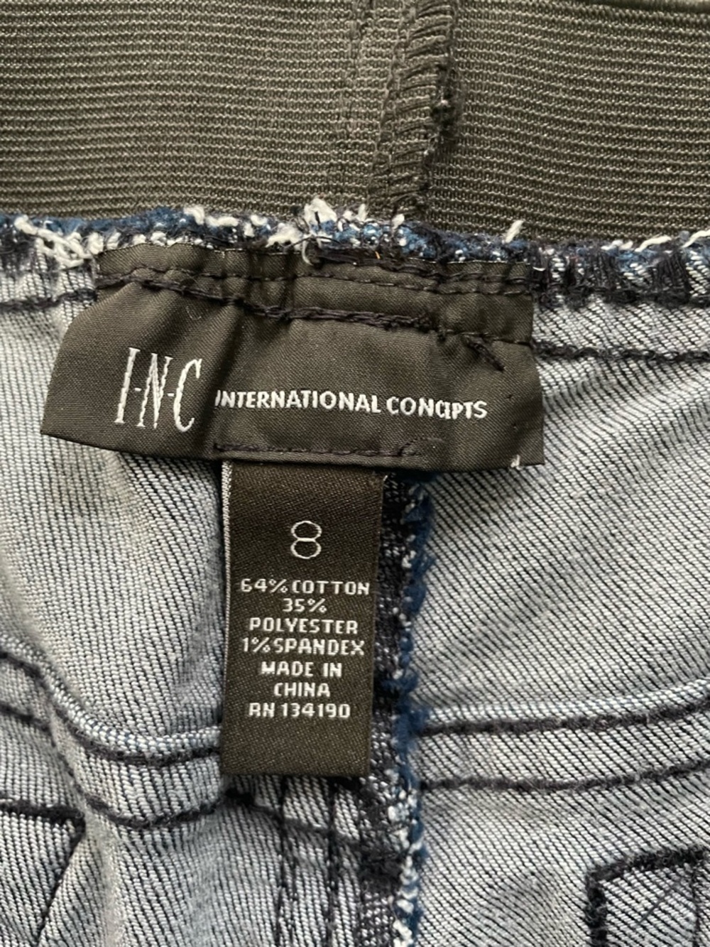 INC International Concepts Dark Blue Jeans - Picture 2 of 6
